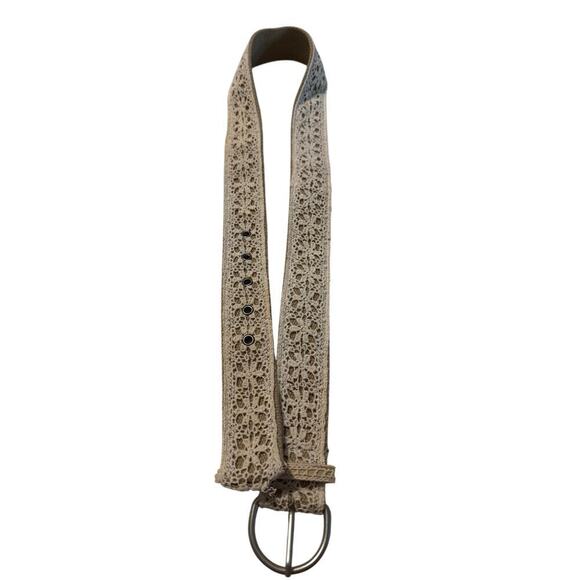 None and/or Unknown Accessories - Lace Overlayed Belt Width 44 11/13 Juniors